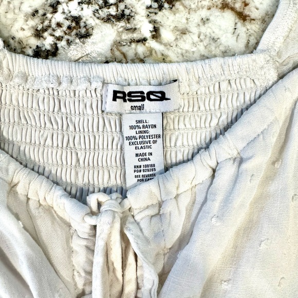 RSQ White Dress Size: S - Picture 2 of 3